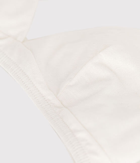 WOMENS SPOTTED COTTON AND ELASTANE BRA