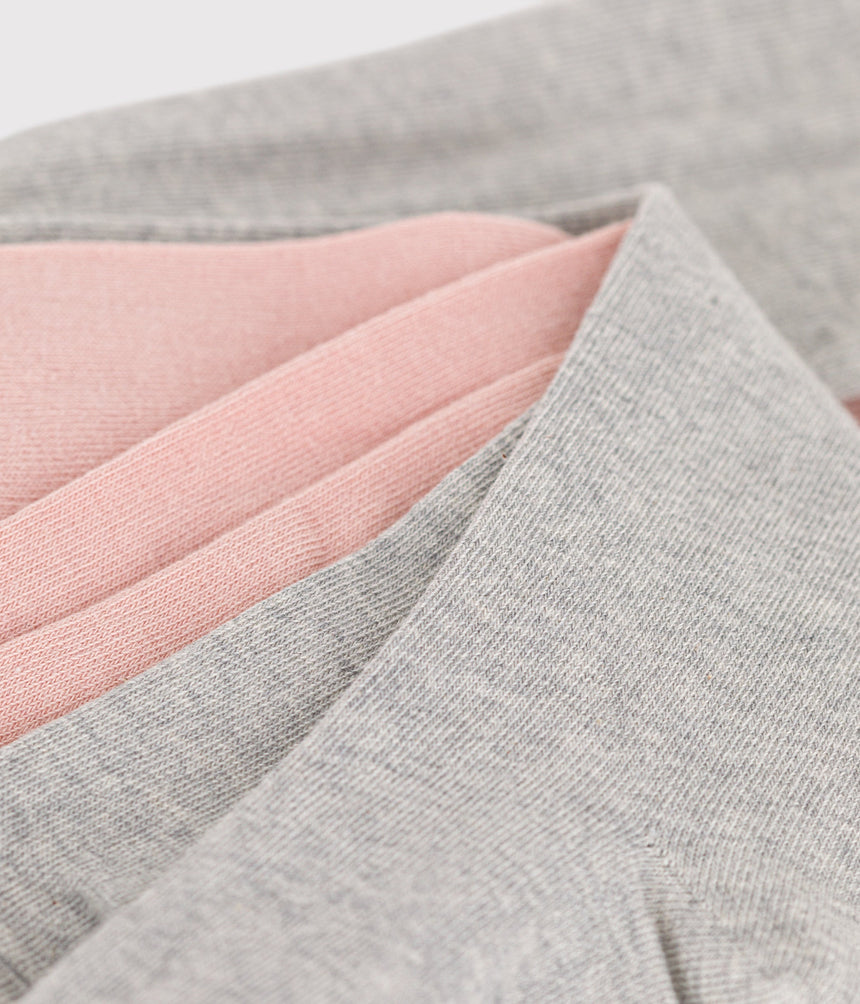 CHILDREN'S COTTON JERSEY TIGHTS - 2-PACK