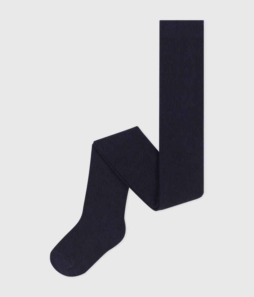 BABIES' PLAIN COTTON JERSEY TIGHTS