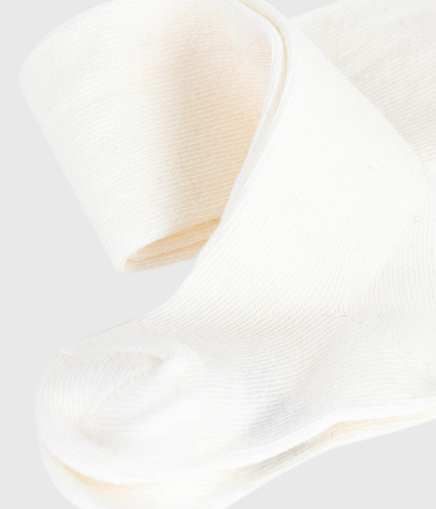 BABIES' PLAIN COTTON JERSEY TIGHTS