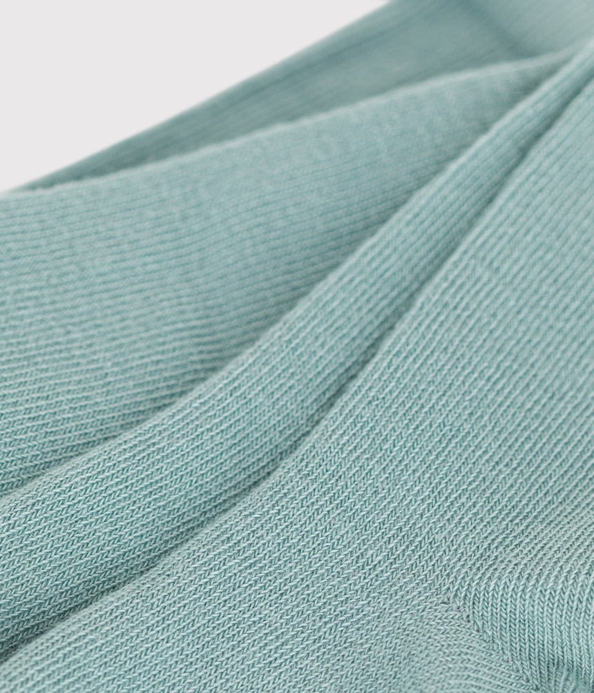 BABIES' PLAIN COTTON JERSEY TIGHTS