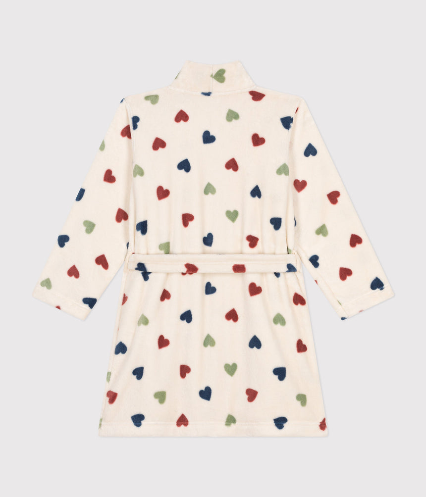 CHILDREN'S PRINTED FLEECE DRESSING GOWN