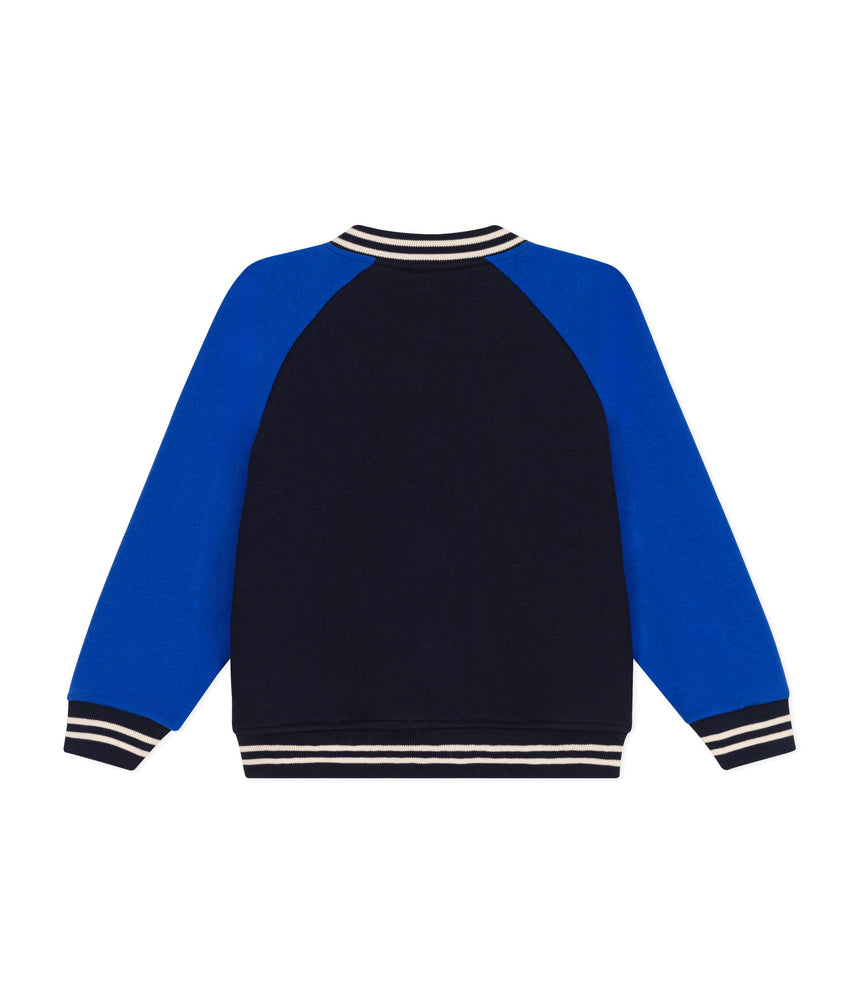 BOYS' FLEECE BASEBALL JACKET