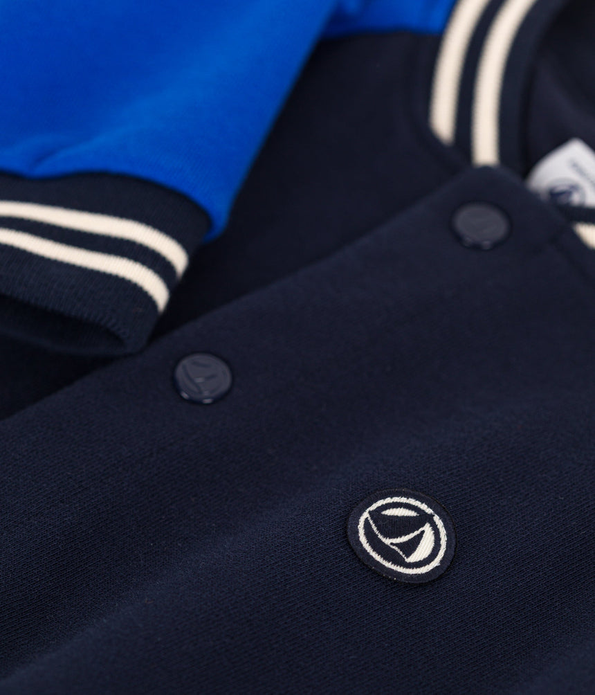 BOYS' FLEECE BASEBALL JACKET