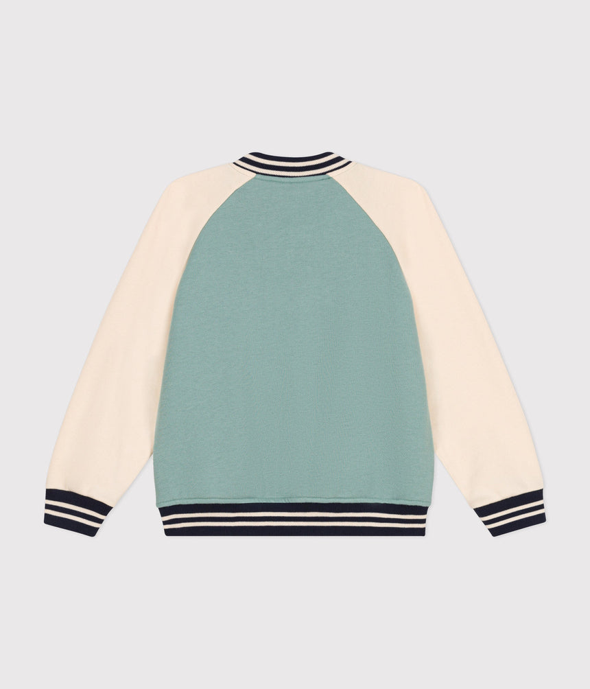 BOYS' FLEECE BASEBALL JACKET