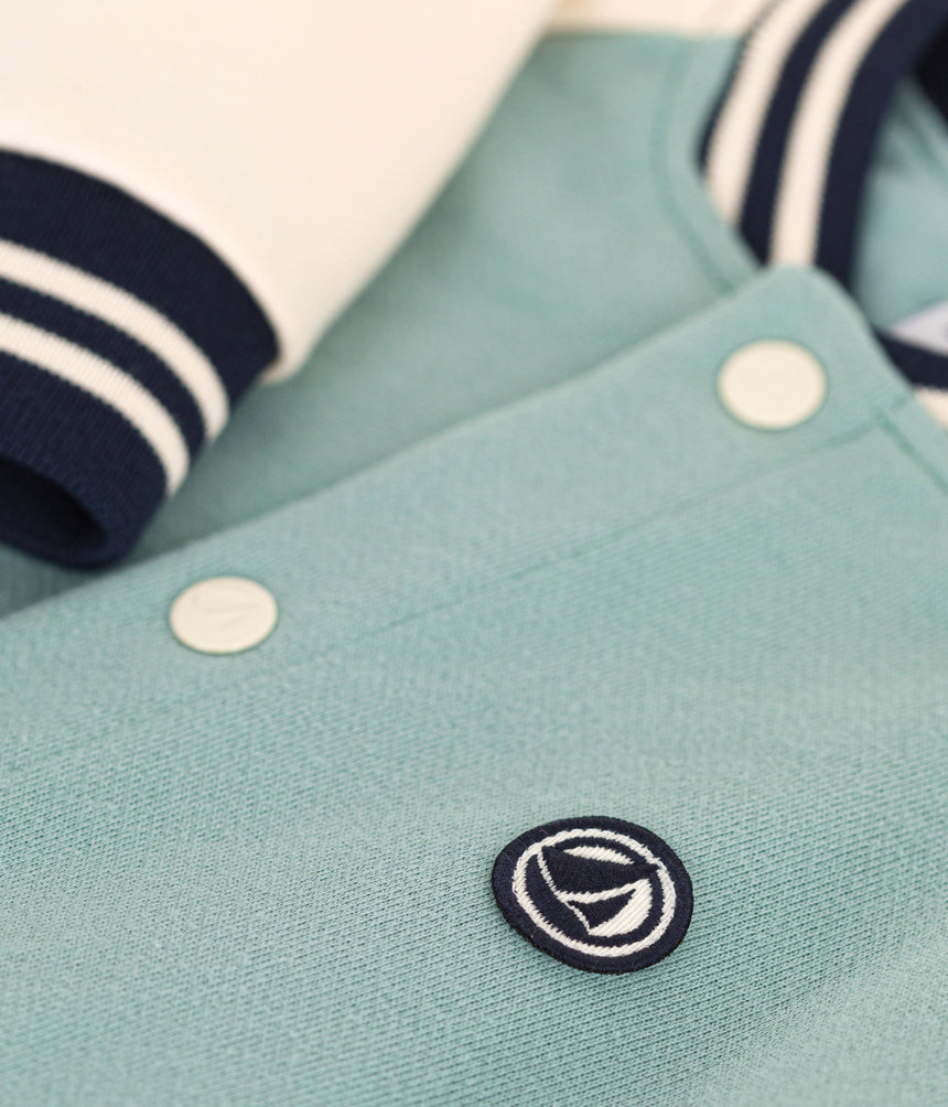 BOYS' FLEECE BASEBALL JACKET