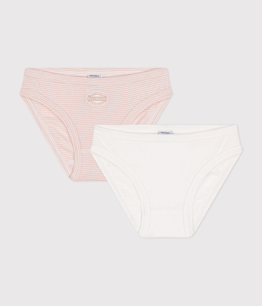 CHILDREN'S COTTON KNICKERS - 2-PACK