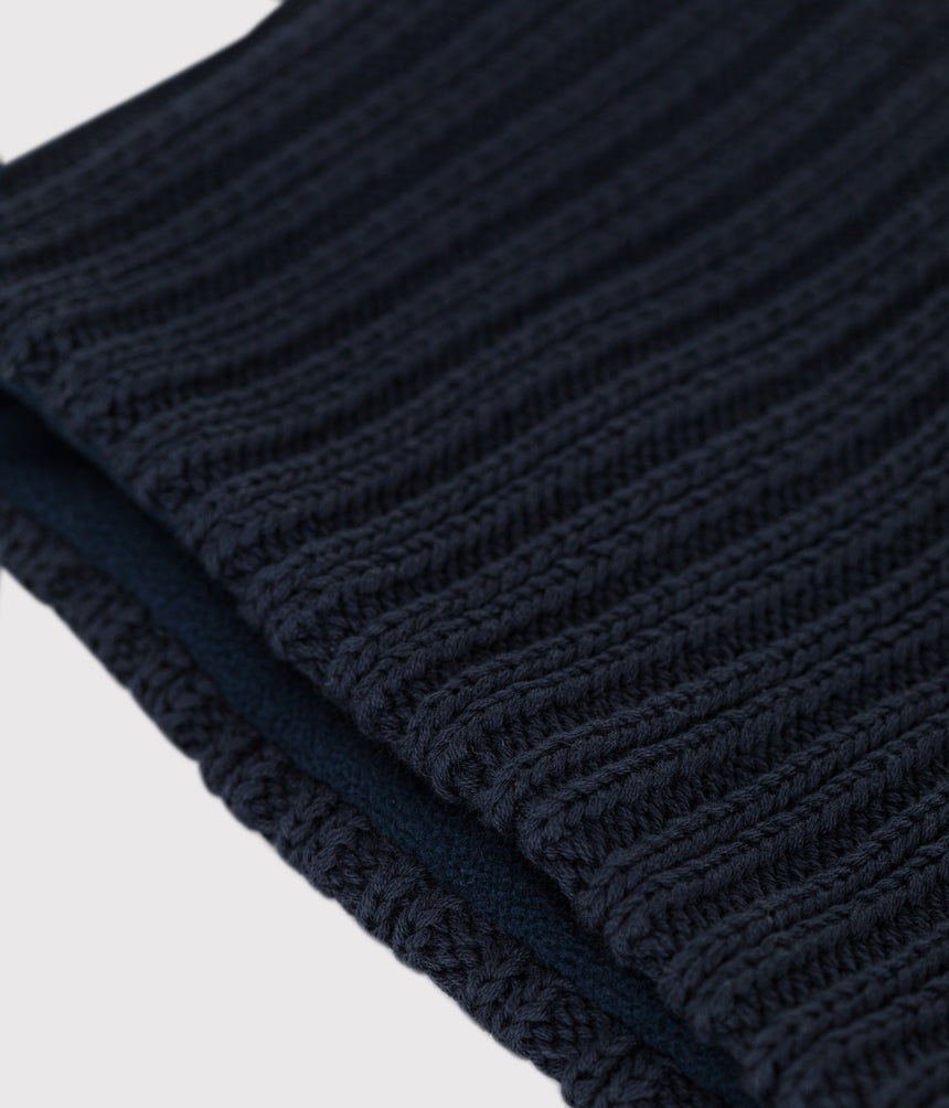 CHILDREN'S FLEECE - LINED KNITTED SNOOD