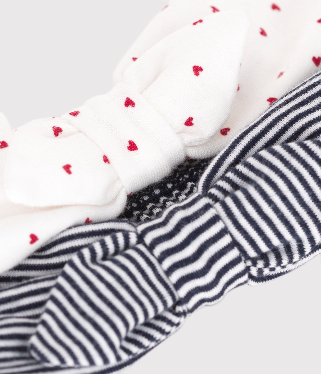 SET OF 2 ICONIC BABY COTTON HEADBANDS