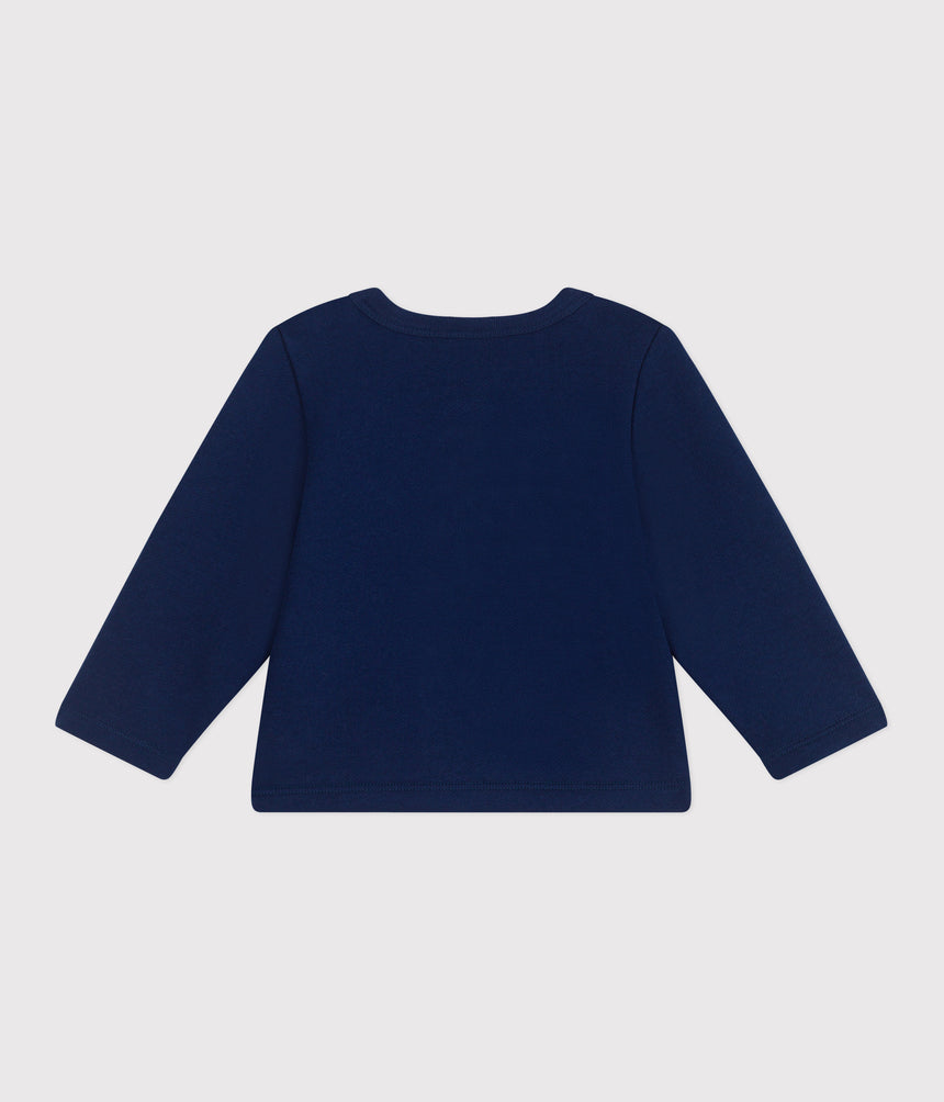 BABIES PLAIN COTTON CARDIGAN