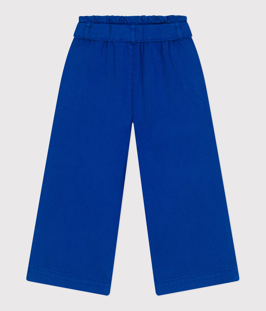 CHILDRENS COTTON AND LYOCELL BLEND TROUSERS