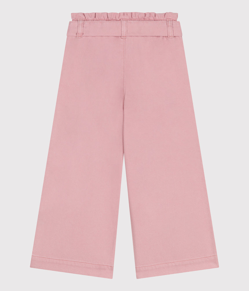 CHILDRENS COTTON AND LYOCELL BLEND TROUSERS