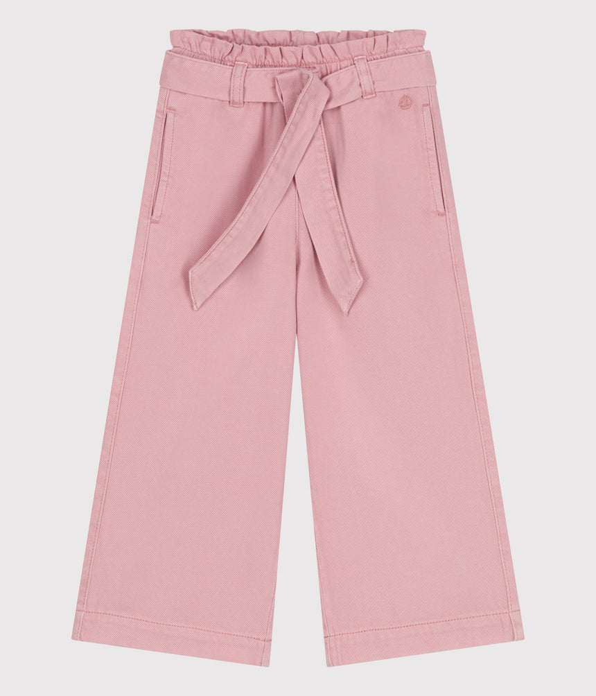 CHILDRENS COTTON AND LYOCELL BLEND TROUSERS