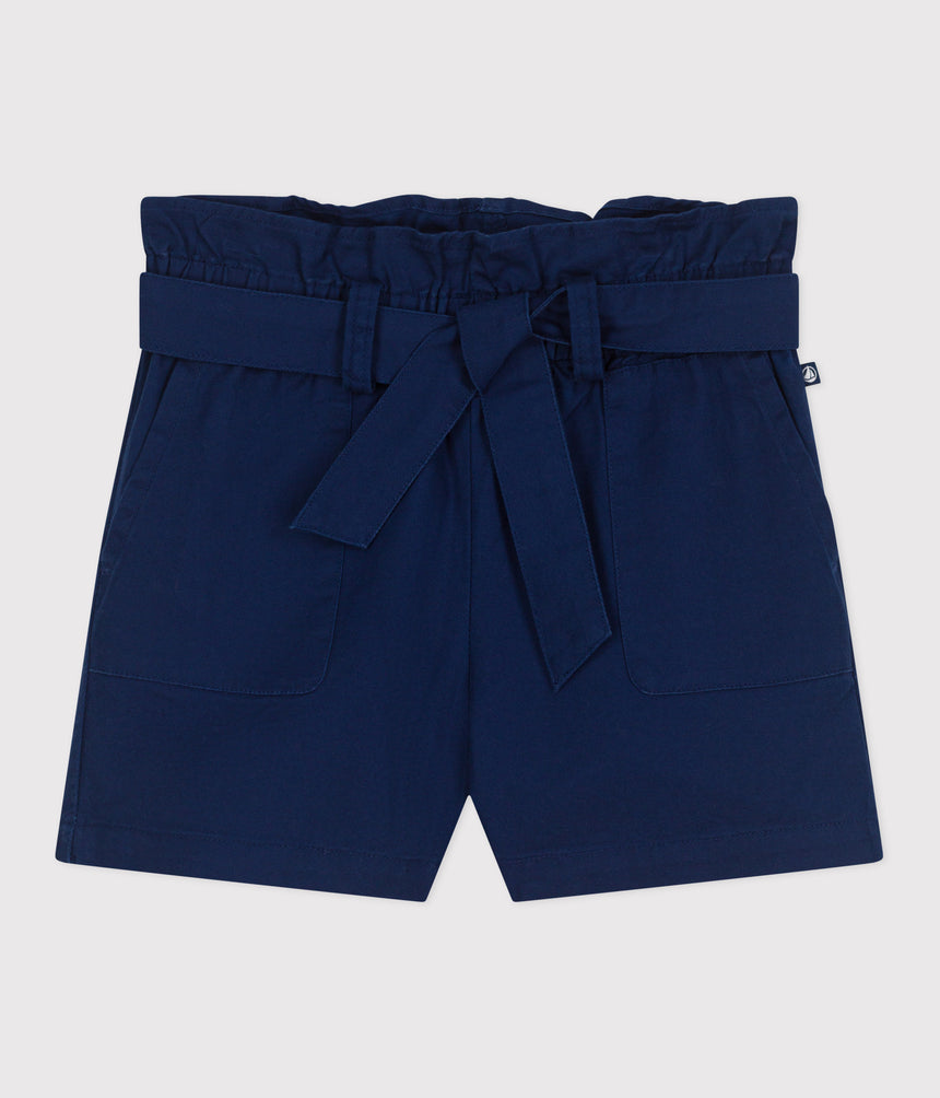CHILDREN'S PLAIN COTTON SHORTS