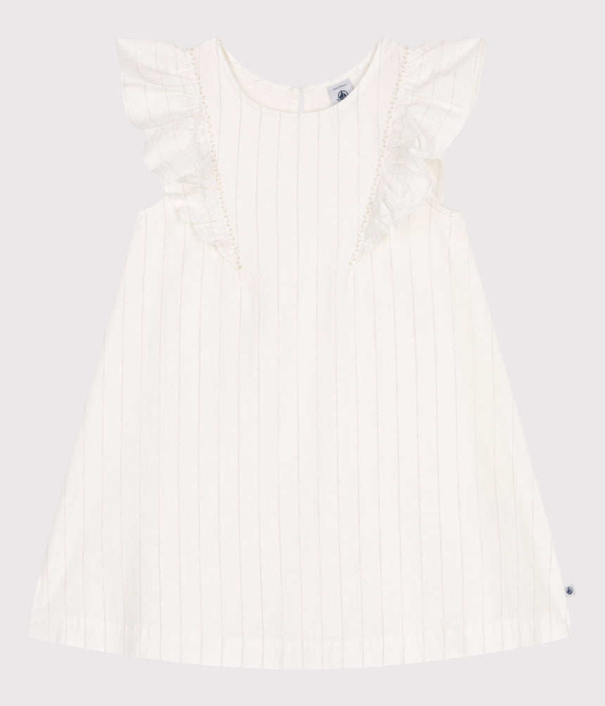 CHILDREN'S SHORT-SLEEVED COTTON DRESS