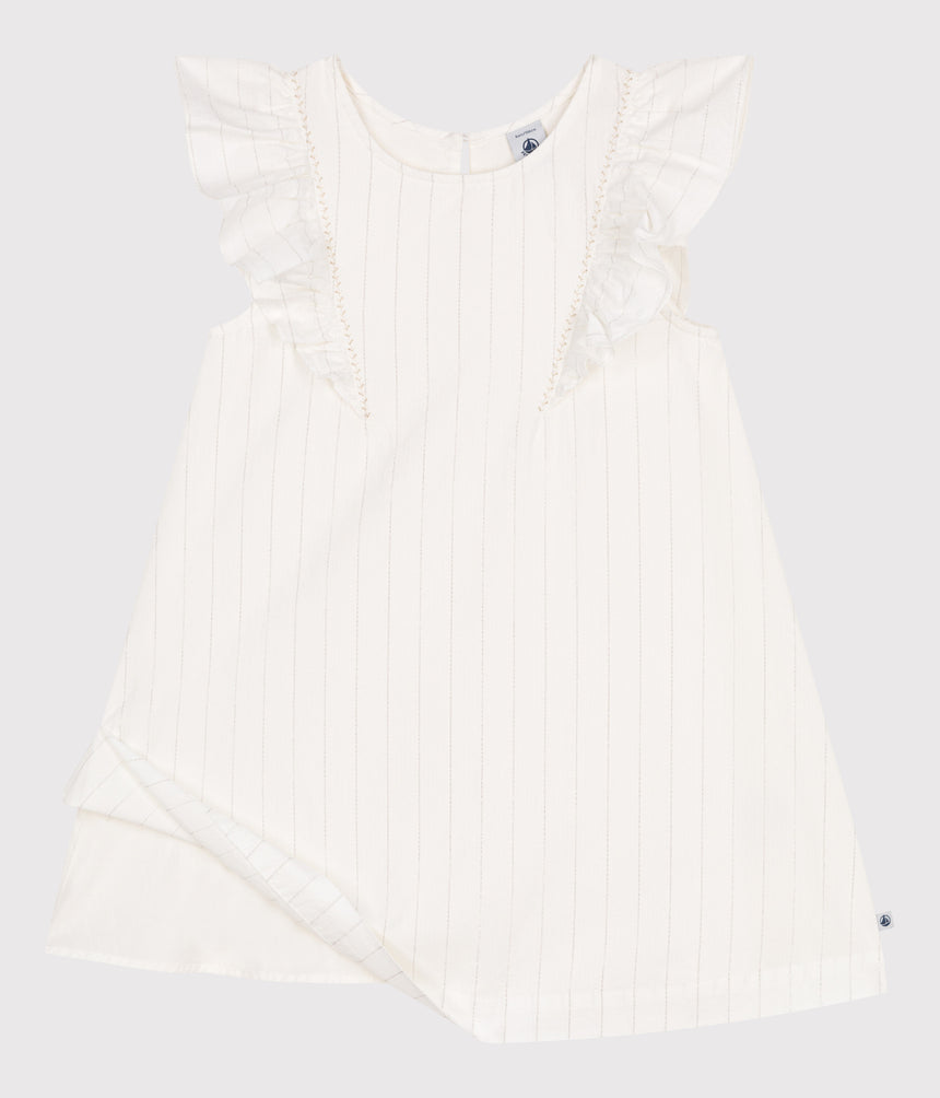 CHILDREN'S SHORT-SLEEVED COTTON DRESS