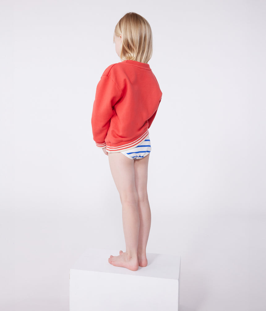 CHILDREN'S UNISEX PRINTED COTTON SWEATSHIRT