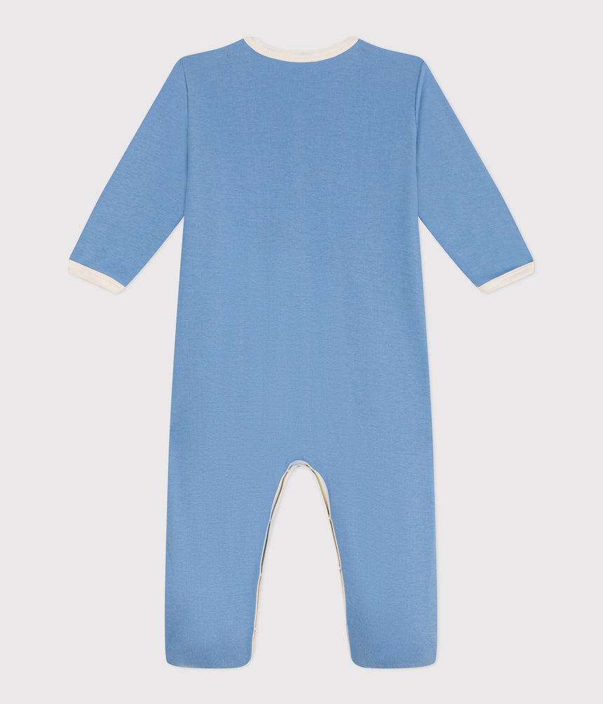 BABIES PLAIN COTTON PYJAMAS