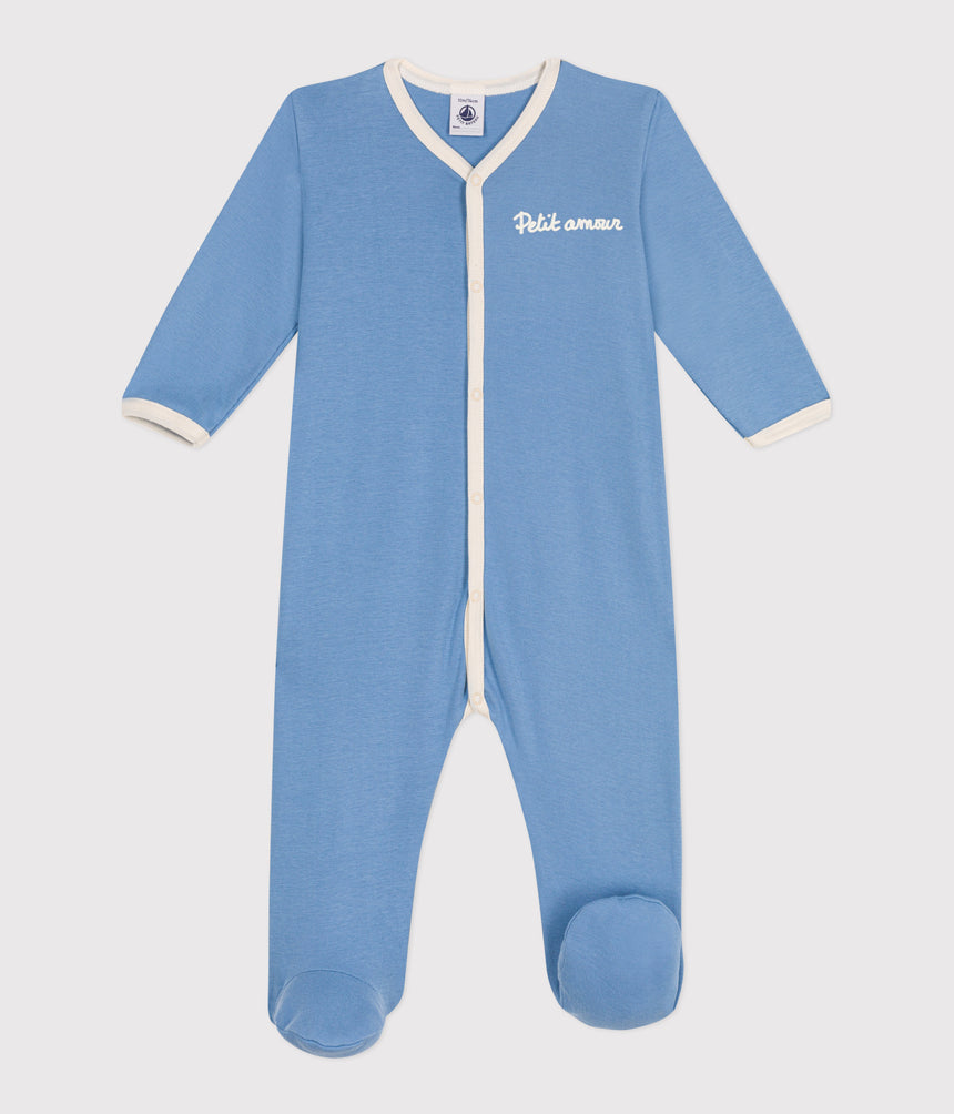 BABIES PLAIN COTTON PYJAMAS