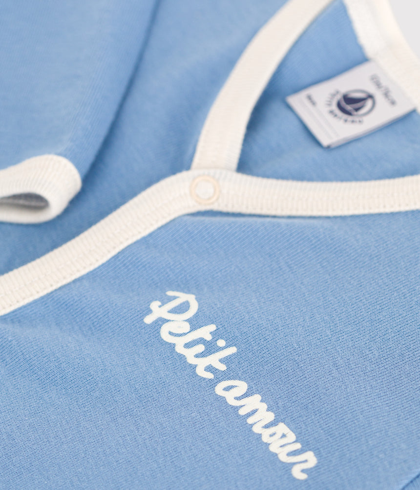 BABIES PLAIN COTTON PYJAMAS