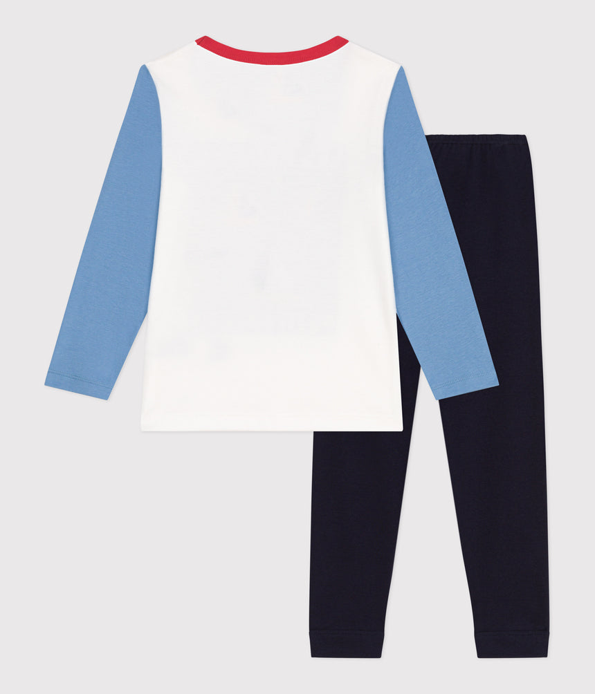 CHILDRENS LONG-SLEEVED COTTON PYJAMAS