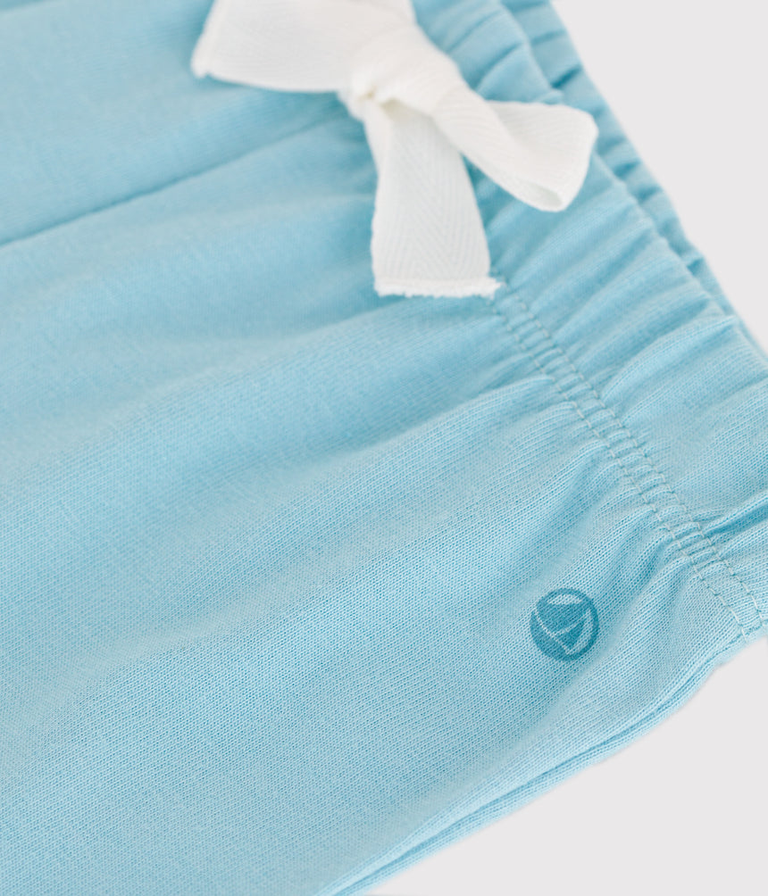 BABIES PLAIN COTTON SHORTS