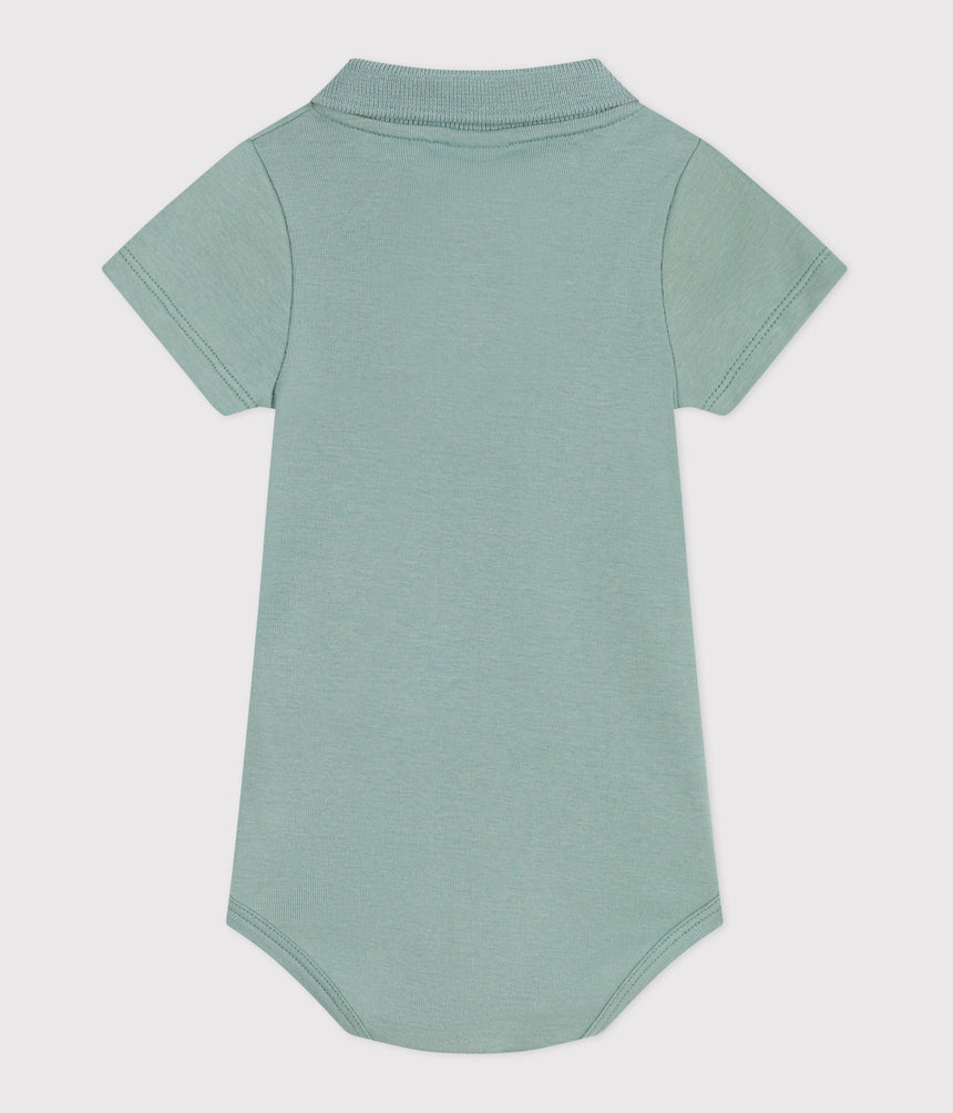 BABIES' SHORT-SLEEVED PLAIN COTTON BODY