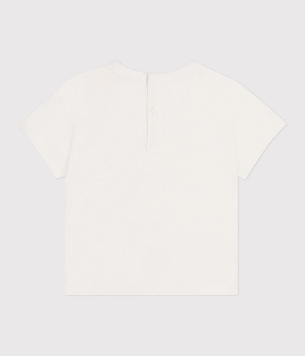 BABIES' SHORT-SLEEVED PLAIN COTTON T-SHIRT