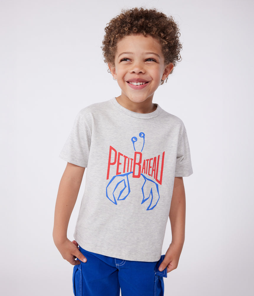 CHILDRENS SHORT-SLEEVED PRINTED COTTON T-SHIRT