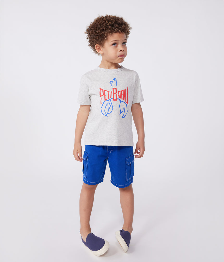 CHILDRENS SHORT-SLEEVED PRINTED COTTON T-SHIRT
