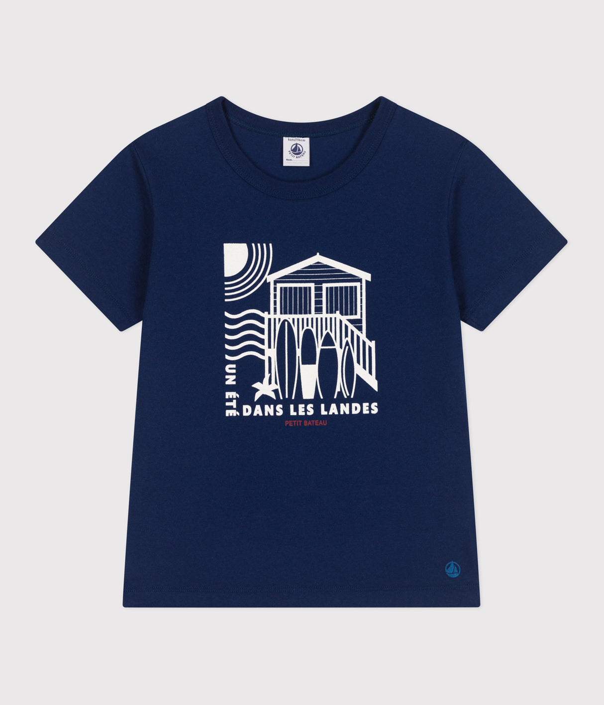 CHILDRENS SHORT-SLEEVED PRINTED COTTON T-SHIRT