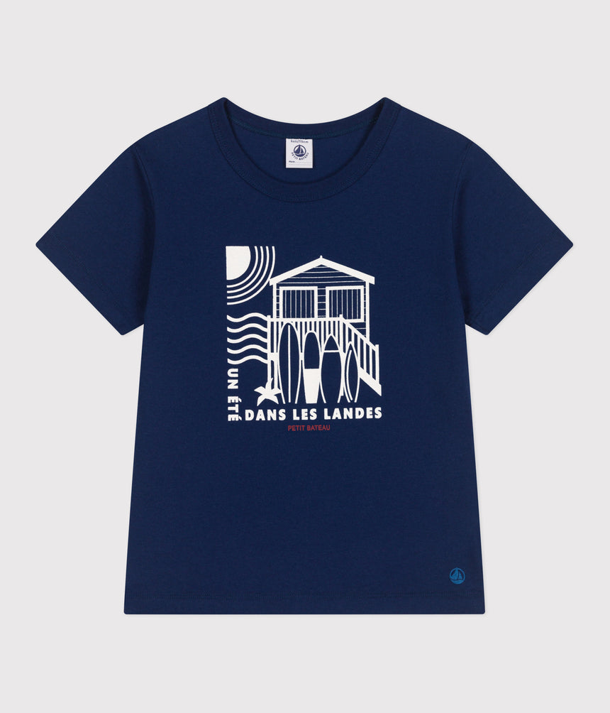 CHILDRENS SHORT-SLEEVED PRINTED COTTON T-SHIRT