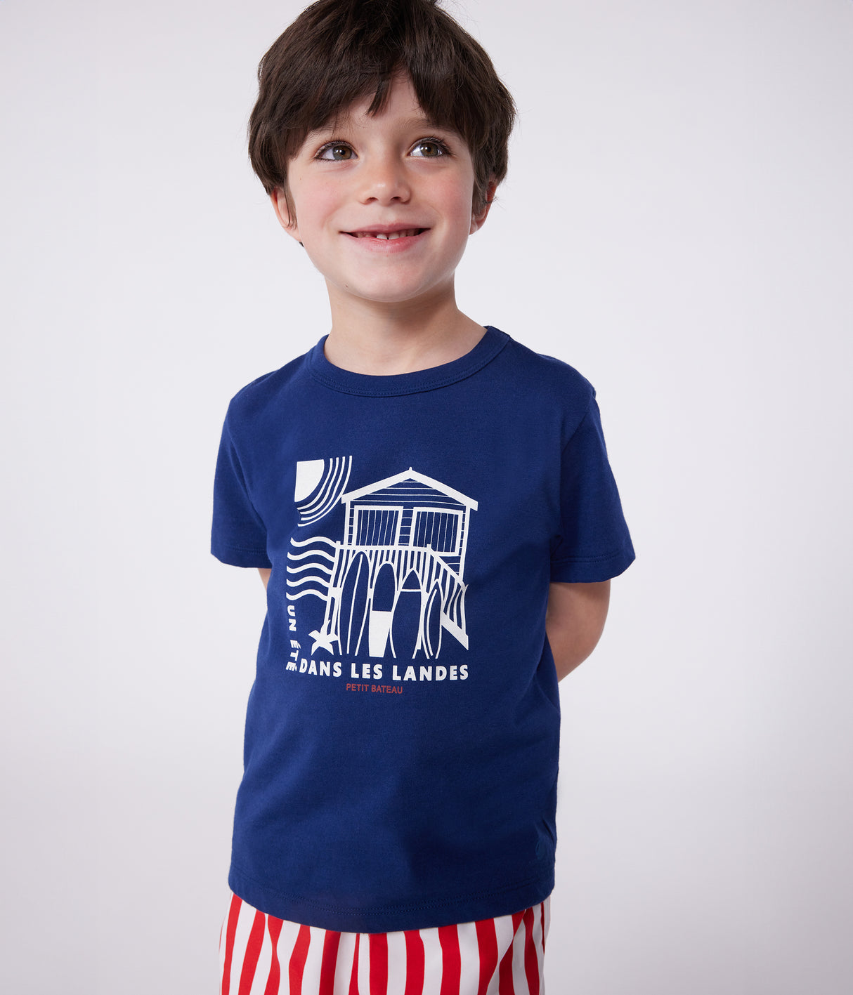 CHILDRENS SHORT-SLEEVED PRINTED COTTON T-SHIRT