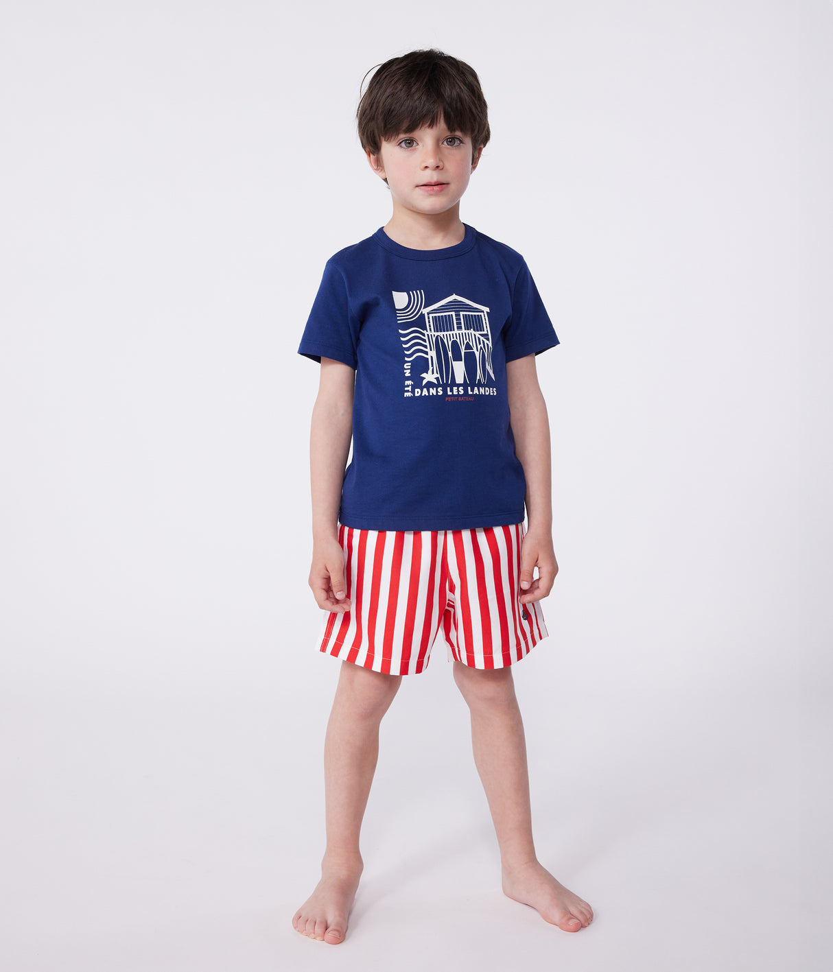 CHILDRENS SHORT-SLEEVED PRINTED COTTON T-SHIRT