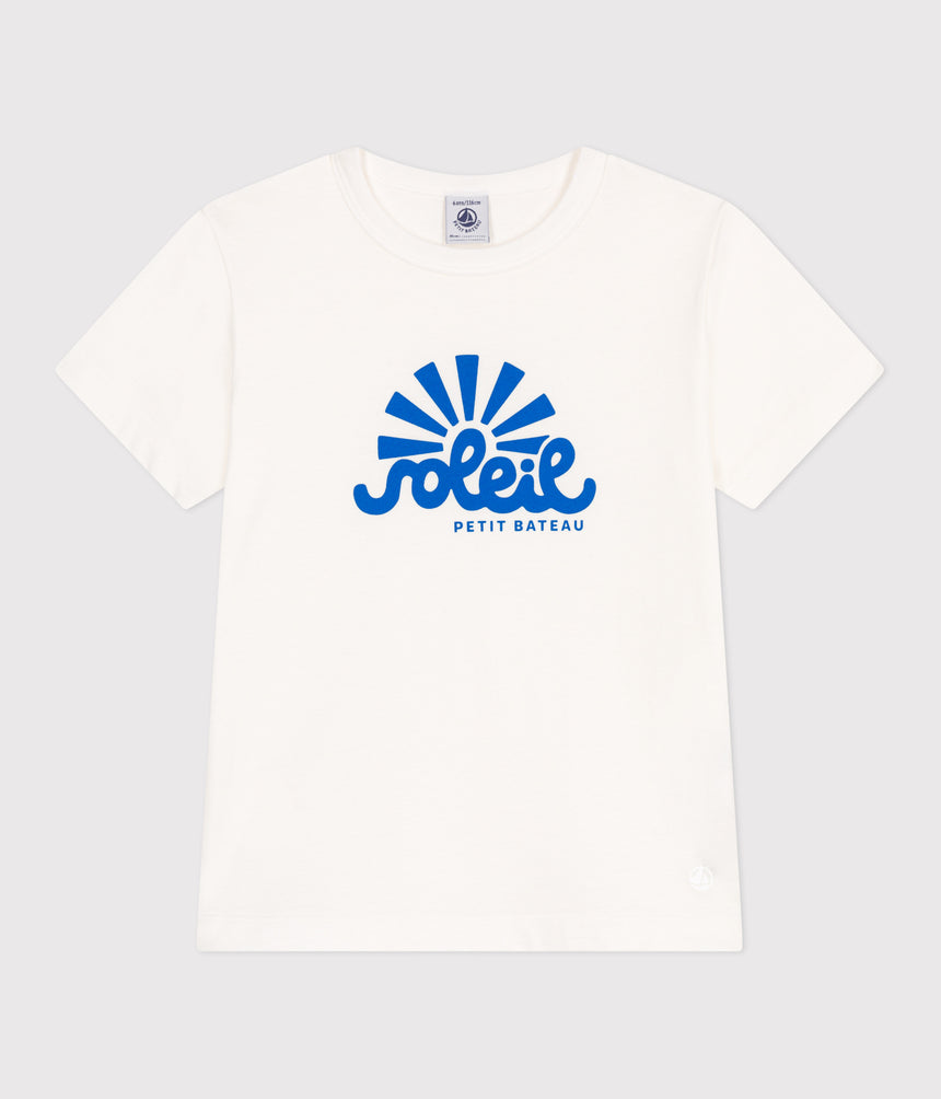 CHILDREN'S SHORTS-SLEEVED PRINTED COTTON T-SHIRTS