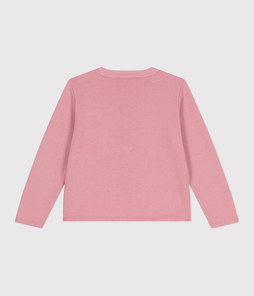 CHILDREN'S PLAIN FLEECE CARDIGAN