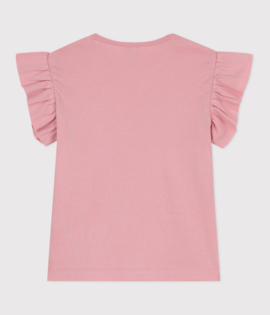 CHILDERN'S PLAIN SHORT-SLEVEED COTTON T-SHIRT