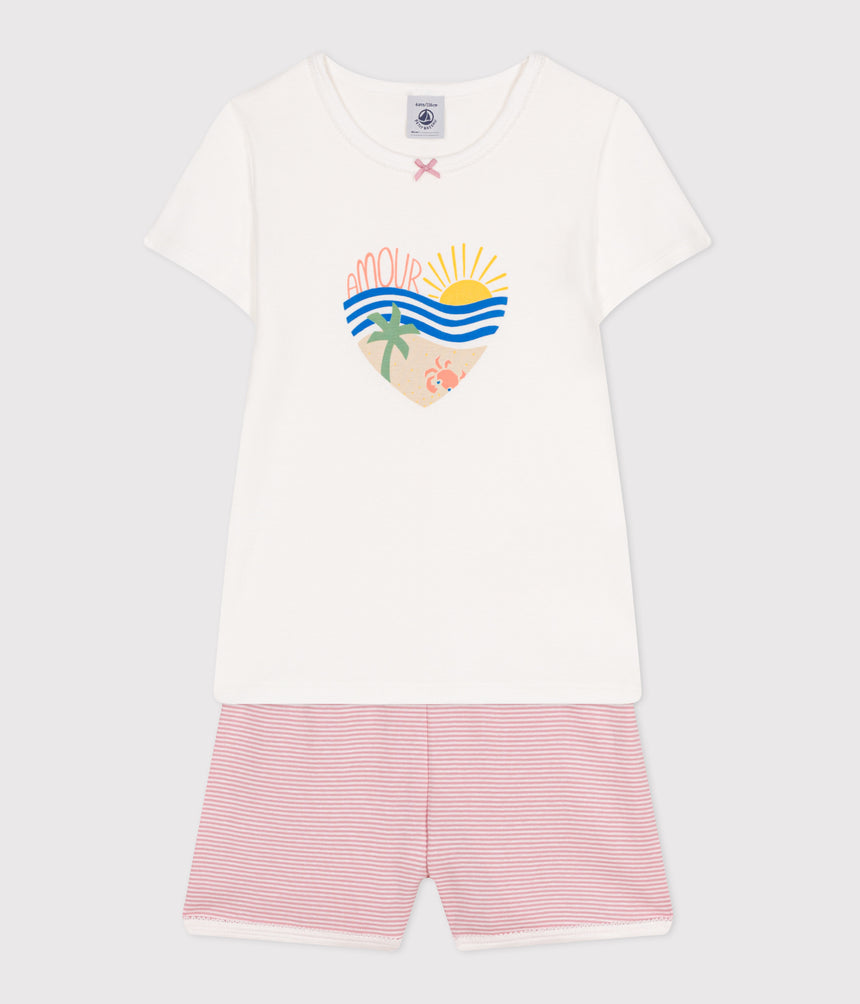 CHILDREN'S SHORT COTTON PYJAMAS