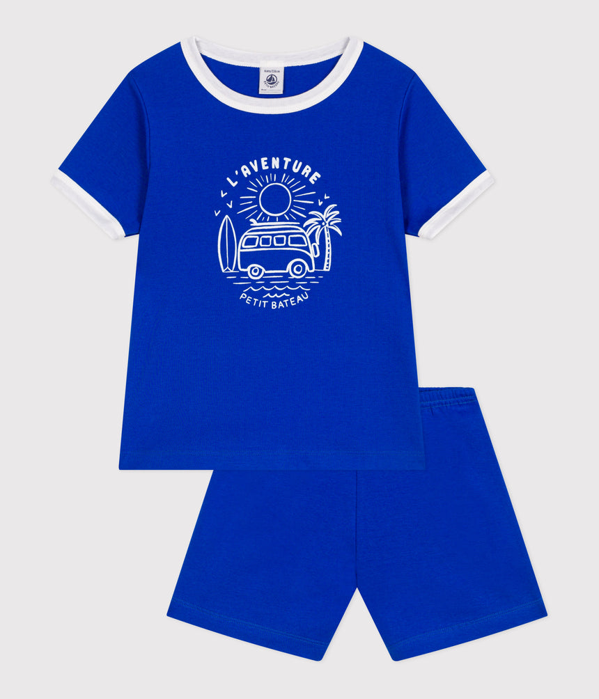 CHILDREN'S SHORT COTTON PYJAMAS