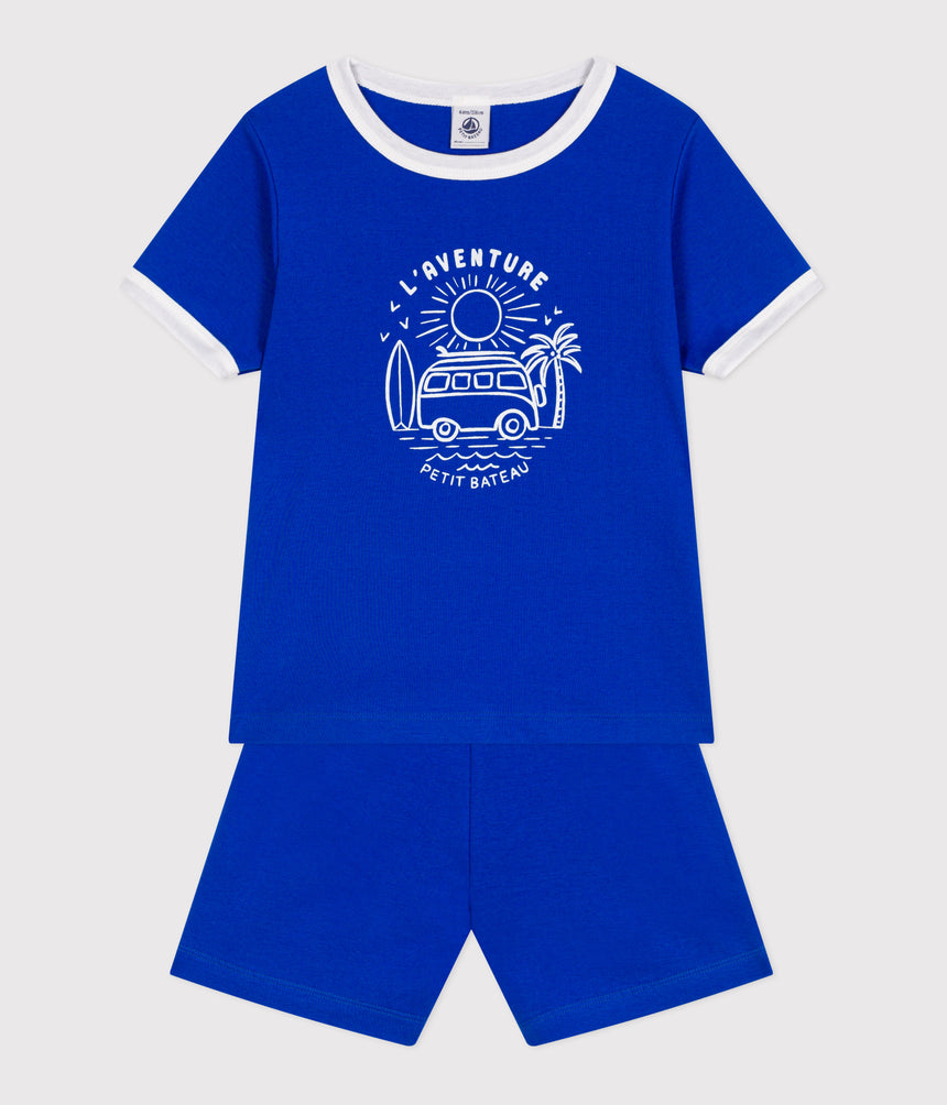 CHILDREN'S SHORT COTTON PYJAMAS