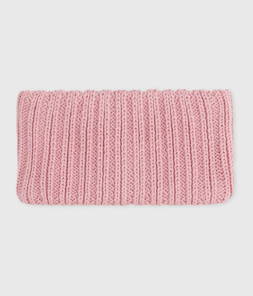 BABIES' FLEECE-LINED KNITTED SNOOD