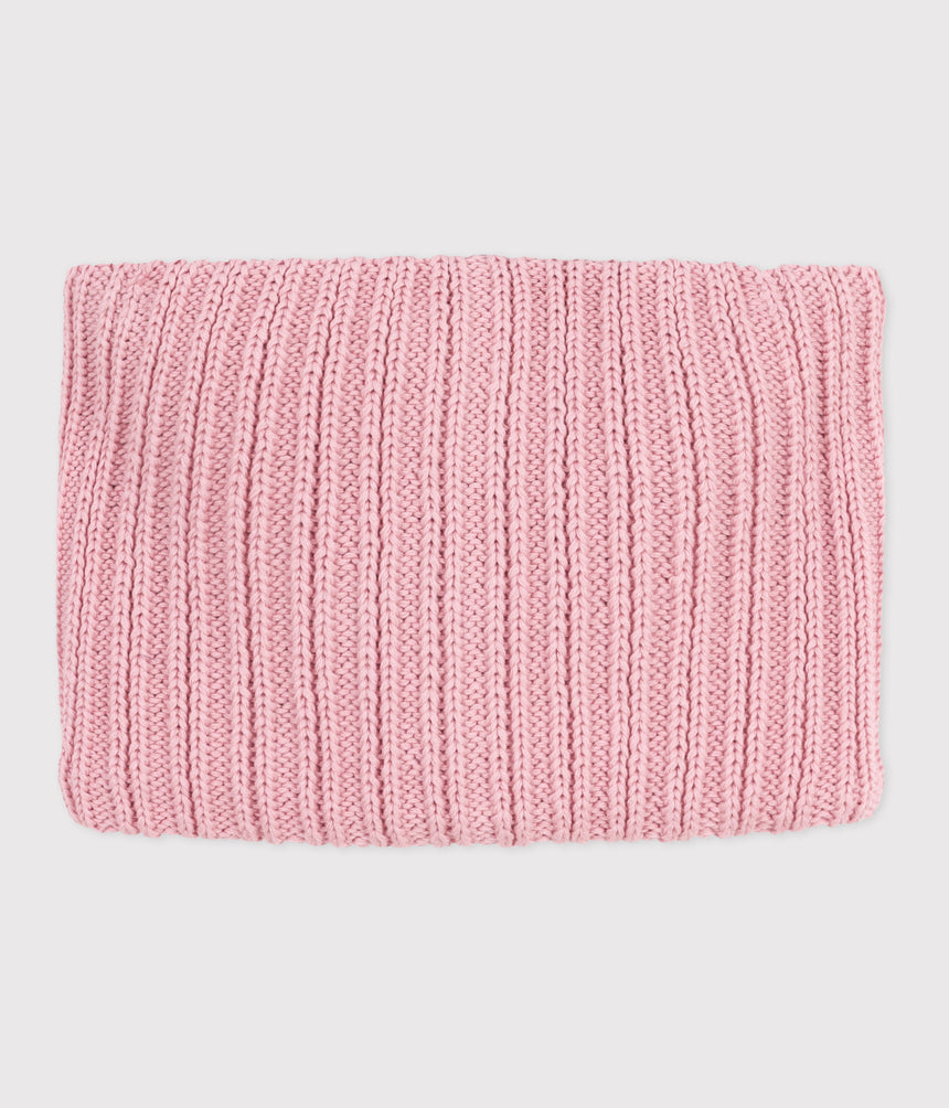 CHILDREN'S FLEECE-LINED KNITTED SNOOD