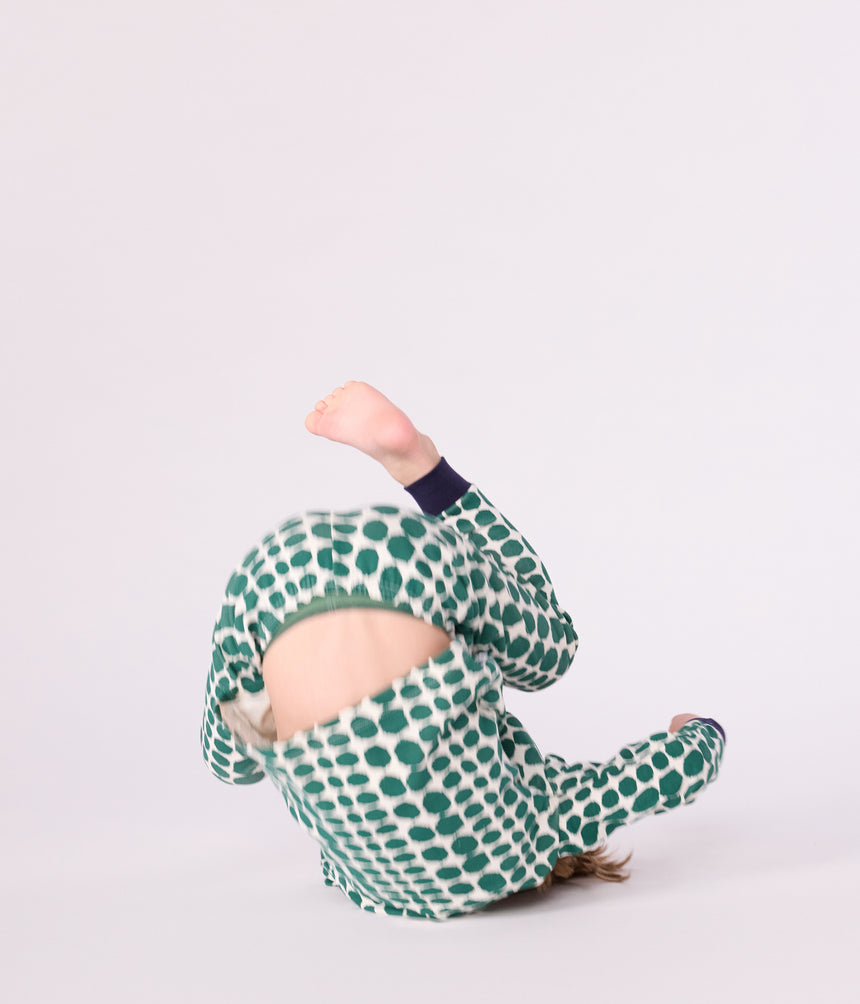 CHILDREN'S CROCODILE PRINT COTTON FANCY DRESS PYJAMAS