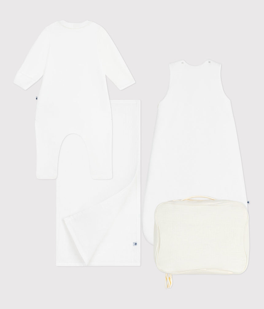 NEWBORN BABIES' GIFT SUITCASE IN COTTON