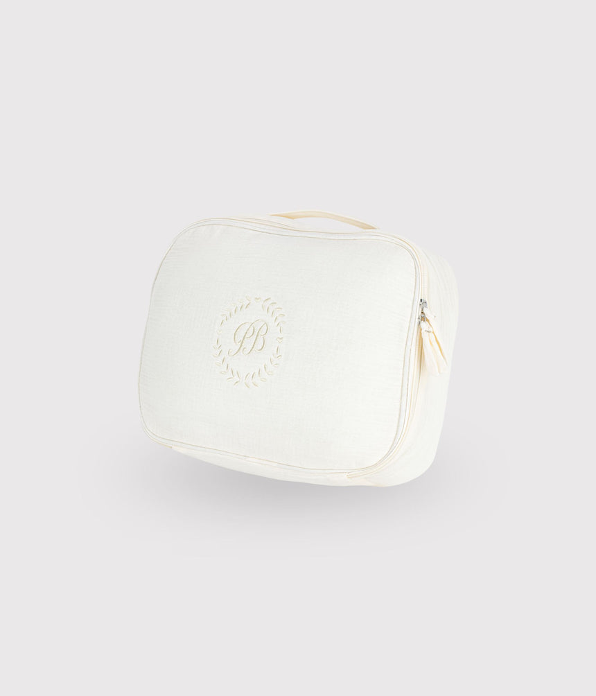 NEWBORN BABIES' GIFT SUITCASE IN COTTON