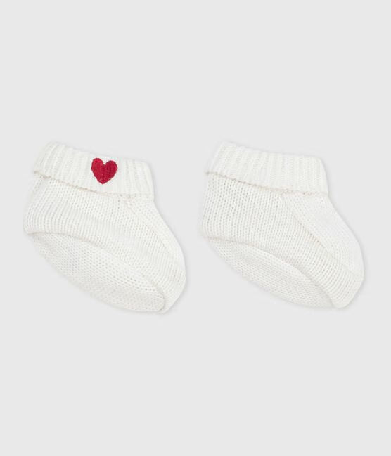 NEWBORN BABIES KNITTED COTTON BOOTIES