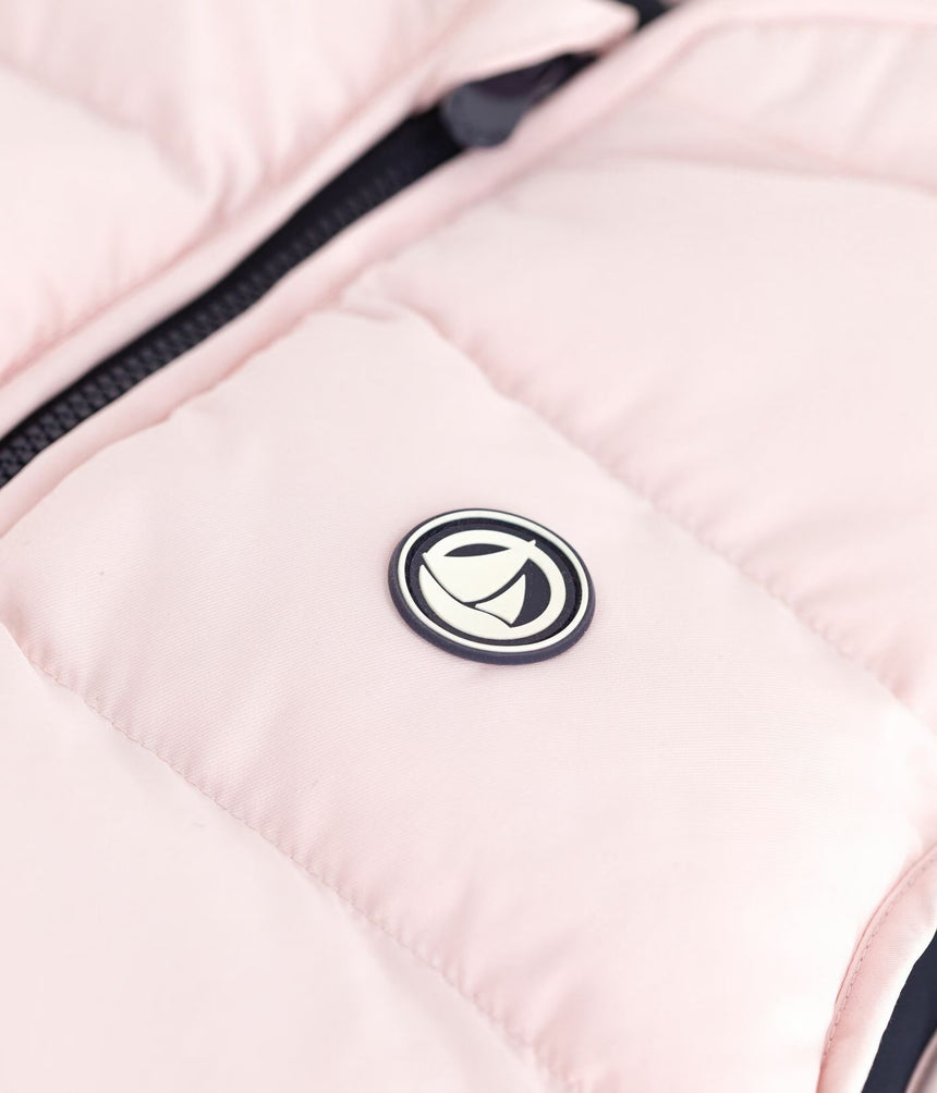 CHILDREN'S REVERSIBLE TWO-TONE SLEEVLESS PUFFER JACKETS