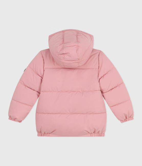 GIRLS' PLAIN PUFFER JACKET
