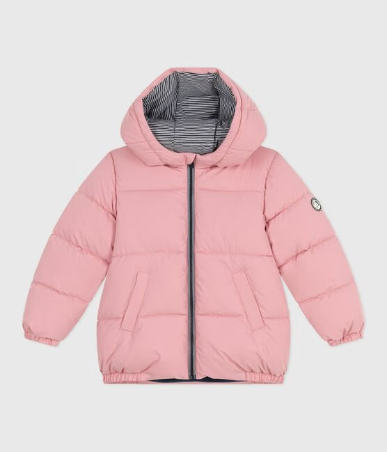GIRLS' PLAIN PUFFER JACKET