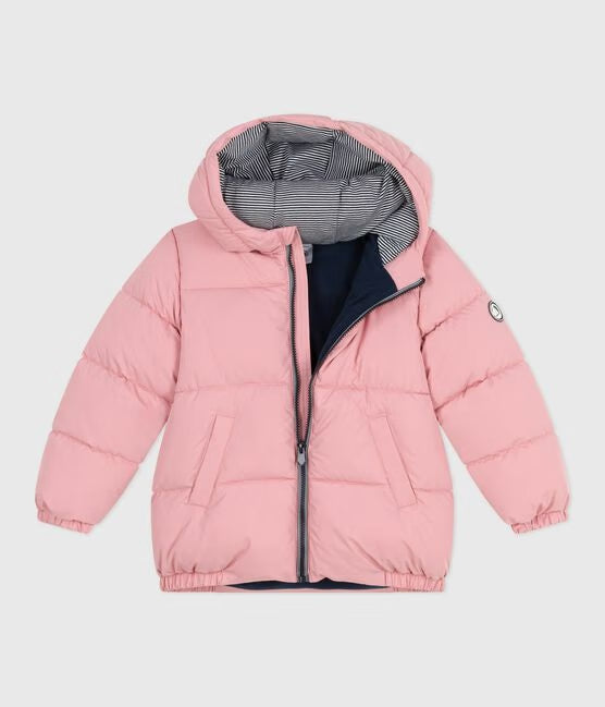 GIRLS' PLAIN PUFFER JACKET